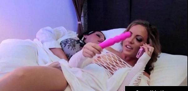  Carmen Valentina Masturbates in Bed Next to Angelina Castro!